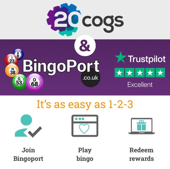 20Cogs.co.uk in Partnership with BingoPort.co.uk